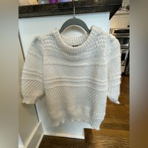 FRNCH puff sleeve sweater small
